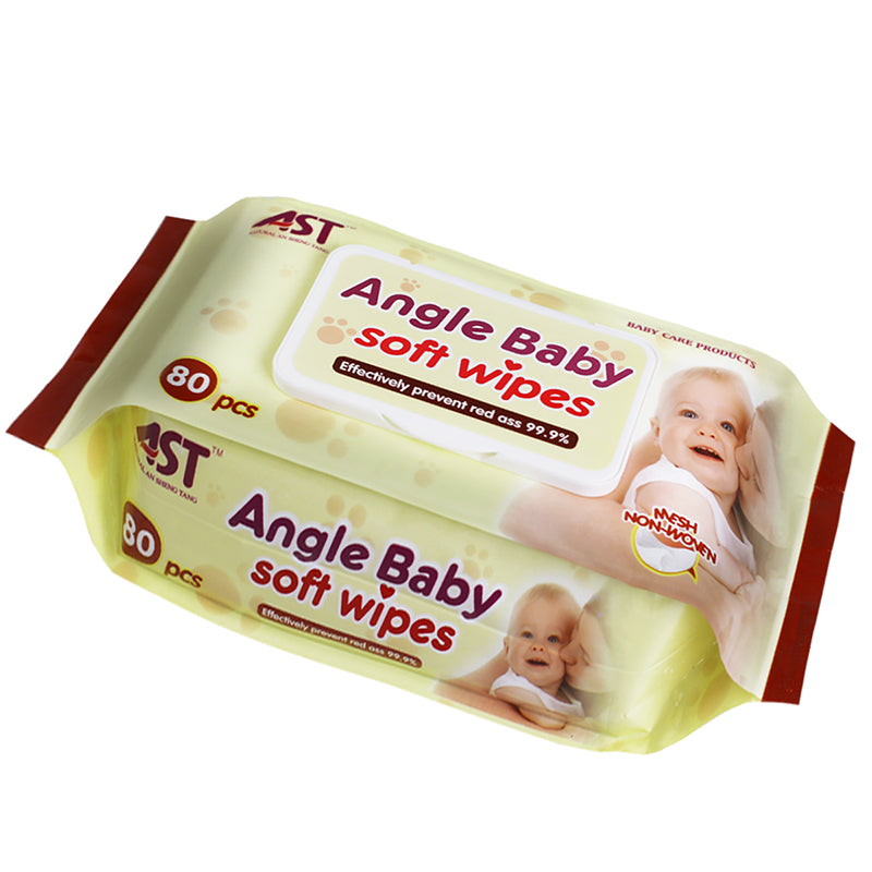 AST Angle Baby Soft Wipes – 80 Sheets | OEM/ODM & Private Label Baby Wet Wipes