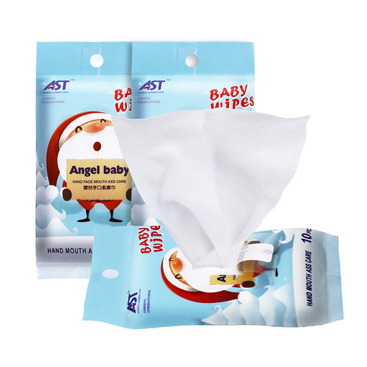 AST Baby Wet Wipes (3 Fragrances, 50pcs): Kiwi, Pomegranate & Chanel Scented – Soft, Thick, Gentle Clean
