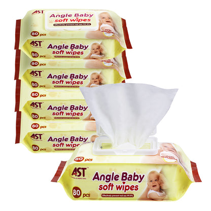 AST Angle Baby Soft Wipes – 80 Sheets | OEM/ODM & Private Label Baby Wet Wipes