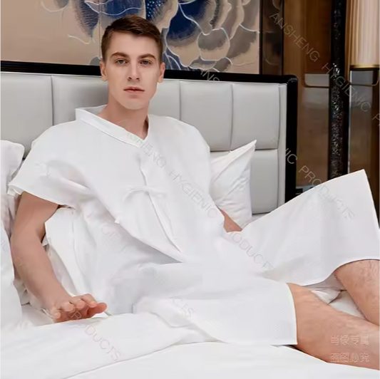 AST Disposable Spa Bathrobe – Lightweight, Hygienic, and Customizable